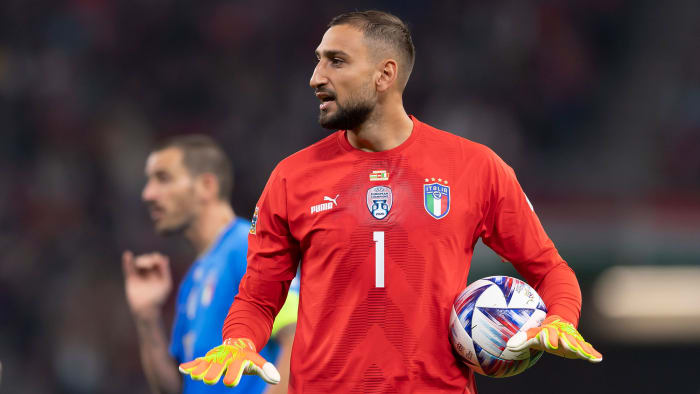 Italy goalkeeper Gianluigi Donnarumma
